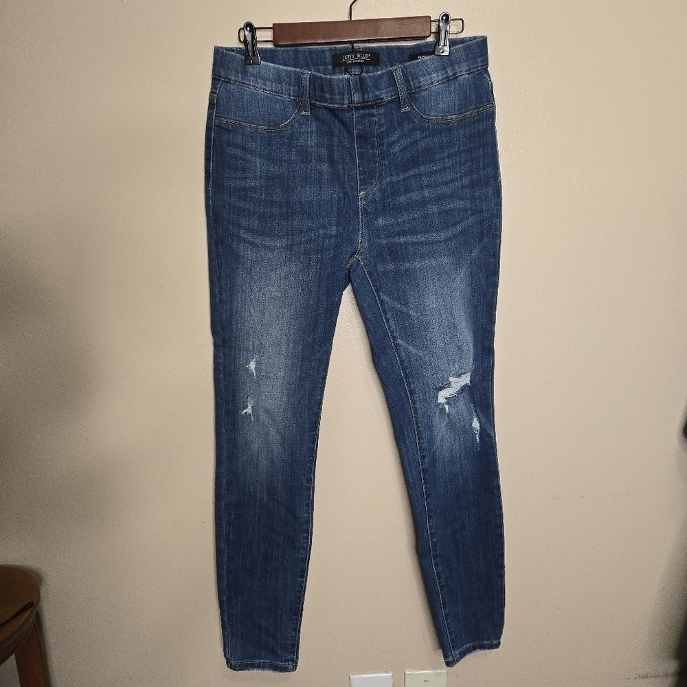 Judy Blue Mid-Rise Skinny Jeggings - Picture 5 of 12
